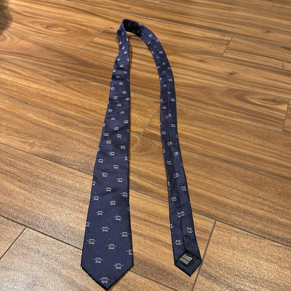 Blue Winnipeg Jets neck tie